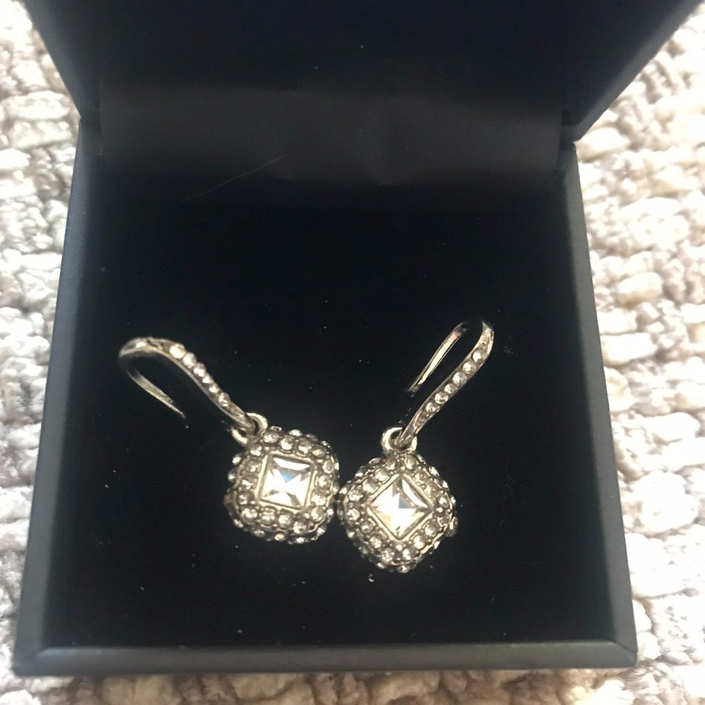 Sterling silver drop dangle earrings 925 Sterling Silver Earrings shiney